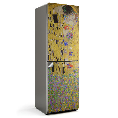 Samolepiaca nálepka na chladničku Bozk od Gustava Klimta