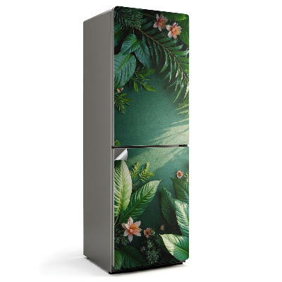 Samolepiaca nálepka na chladničku Kvetinový listový prírodný vzor