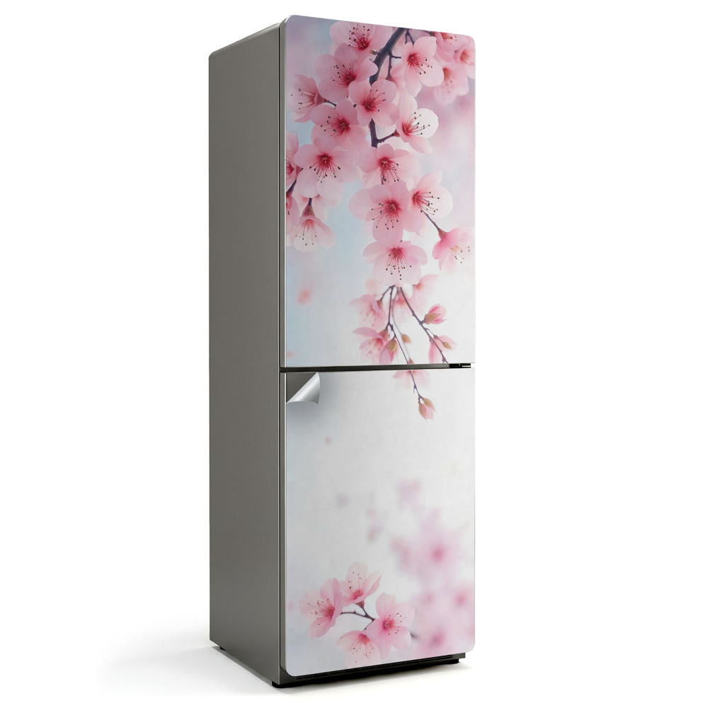 Samolepiaca nálepka na chladničku Kvetinové vetvy v pohybe