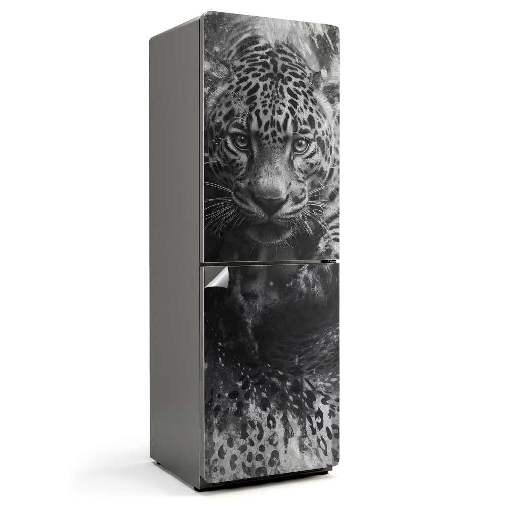 Fototapeta na chladničku Jaguár vo voľnej prírode