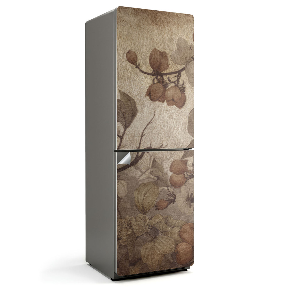 Nálepka na chladničku Aranžmán vyblednutých kvetov