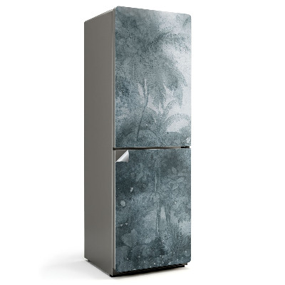 Nálepka na chladničku Tropické palmy v hmle