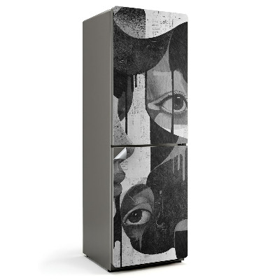 Nálepka na chladničku Abstraktné portréty žien