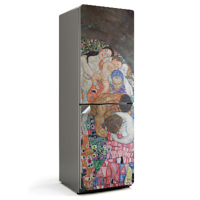 Samolepiaca nálepka na chladničku Smrť a život Gustav Klimt