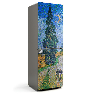 Fototapeta na chladničku Krajina Van Gogh