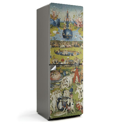 Samolepiaca nálepka na chladničku Boschova Záhrada pozemských rozkoší