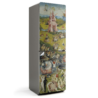 Nálepka na chladničku Boschova Záhrada pozemských rozkoší