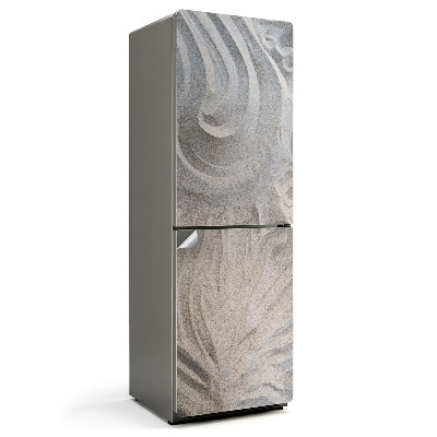 Samolepiaca nálepka na chladničku Abstraktné vzory v piesku