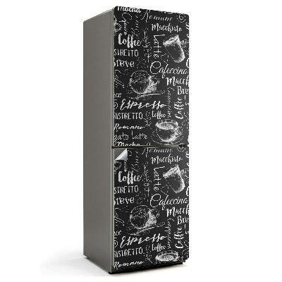 Nálepka na chladničku Dizajn šálok kávy