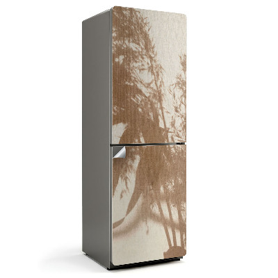 Nálepka na chladničku Osvetlené tiene rastlín