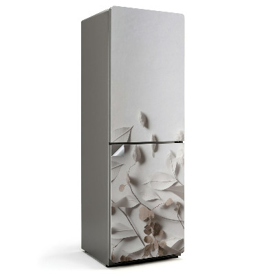 Fototapeta na chladničku Jemné listy a kvety