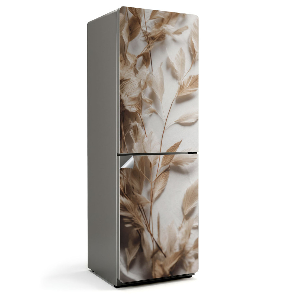 Nálepka na chladničku Zloženie jemných listov