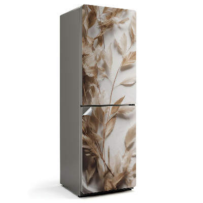 Nálepka na chladničku Zloženie jemných listov