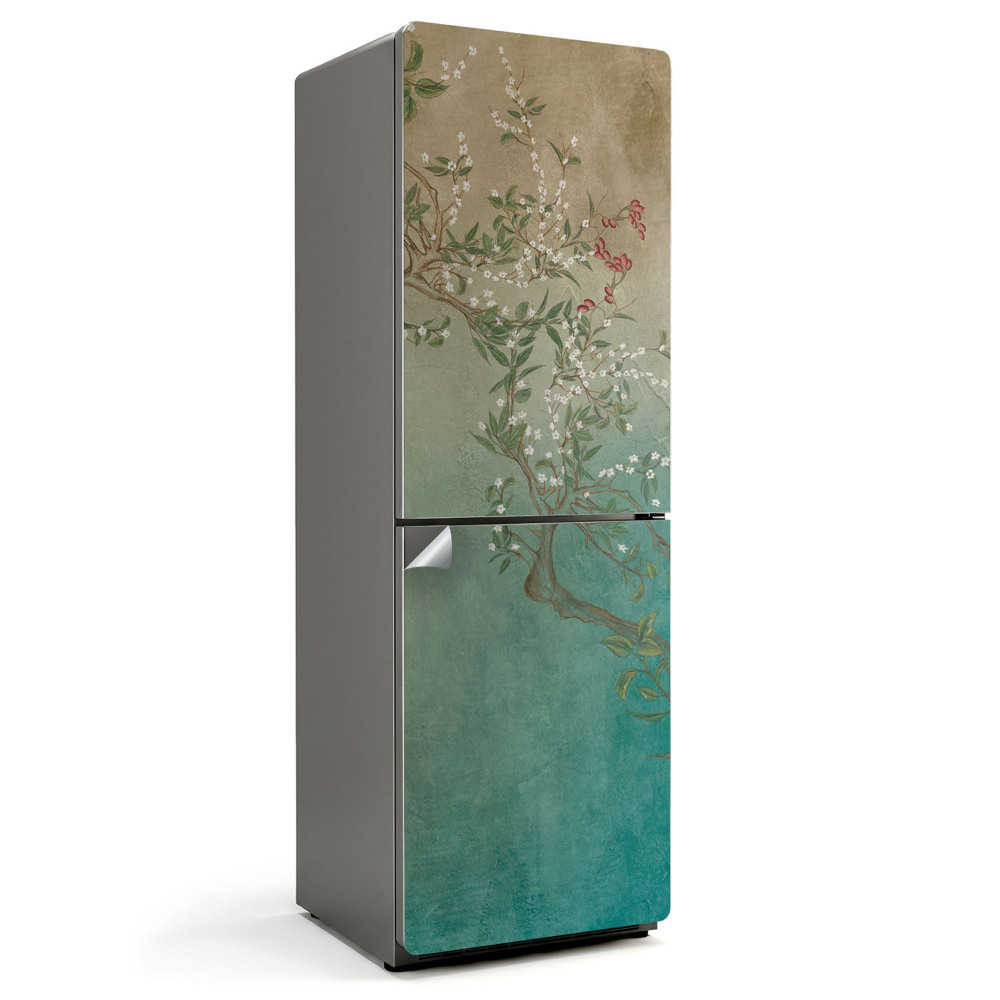 Fototapeta na chladničku Kvetinový motív na pozadí