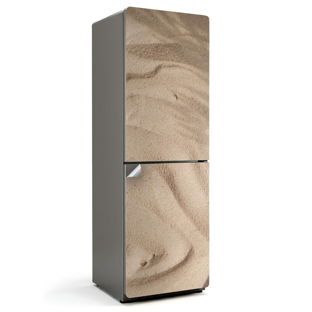 Nálepka na chladničku Piesková textúra s vlnami