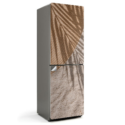 Samolepiaca nálepka na chladničku Tieň palmy proti piesku