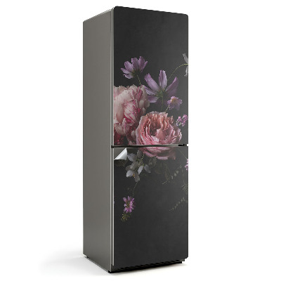 Nálepka na chladničku Kvetinová kytica v detaile