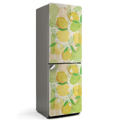 Fototapeta na chladničku Ovocný vzor s listami