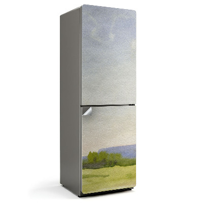 Samolepiaca nálepka na chladničku Minimalistická krajina