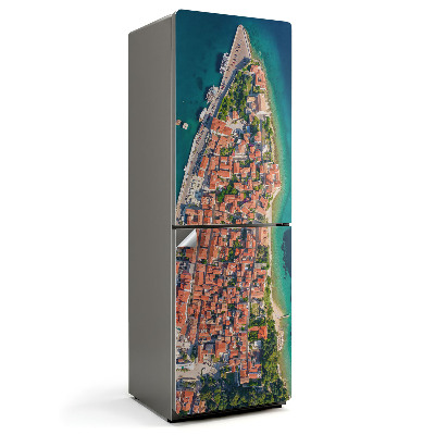 Nálepka na chladničku Pohľad zhora na polostrov