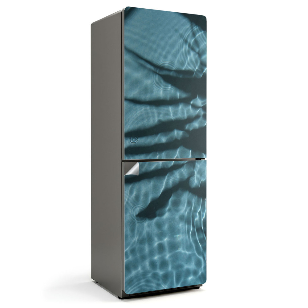 Samolepiaca nálepka na chladničku Voda sa vlní tieňmi