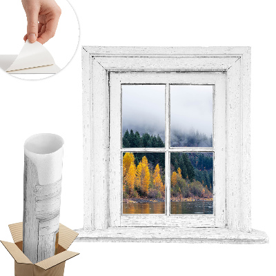 Falošné okno na stenu 102x100 Okno na šírku