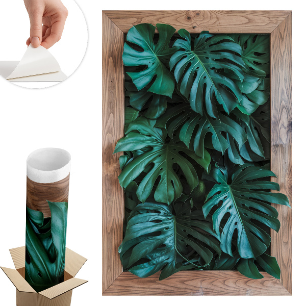 3d samolepka na stenu 67x100 Zelené zloženie