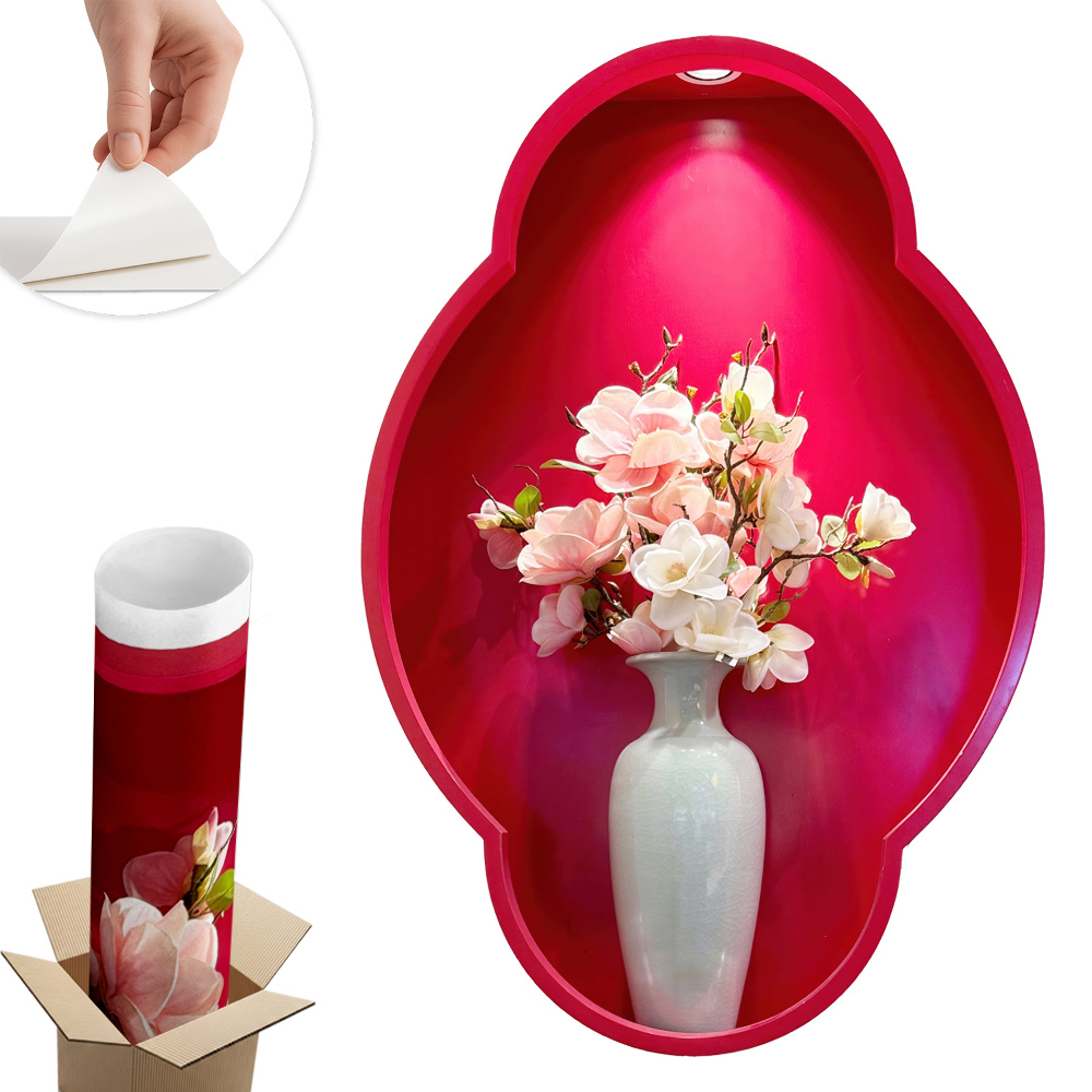 3d samolepka na stenu 87x130 Kvety vo váze