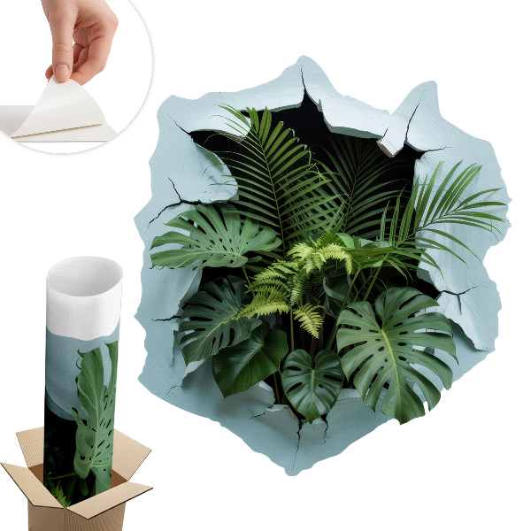 Fototapeta diera v stene 117x130 Výbuch závodu