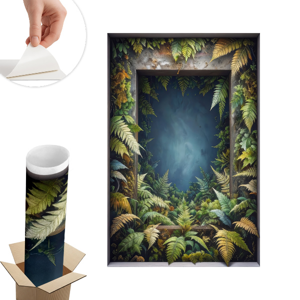 Falošné okno na stenu 85x130 Prirodzená harmónia