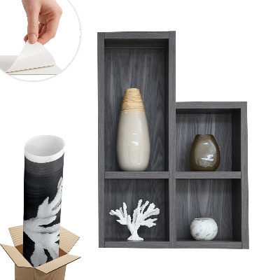 3D nálepka na stenu 42x60 Dekoratívne police