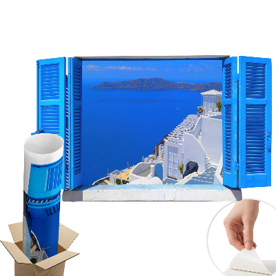 Fototapeta okno 3D 60x36 Stredomorská krajina