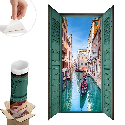 Fototapeta okno 3D 35x60 Malebný kanál