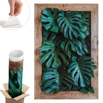 3D nálepka na stenu 54x80 Zelené zloženie