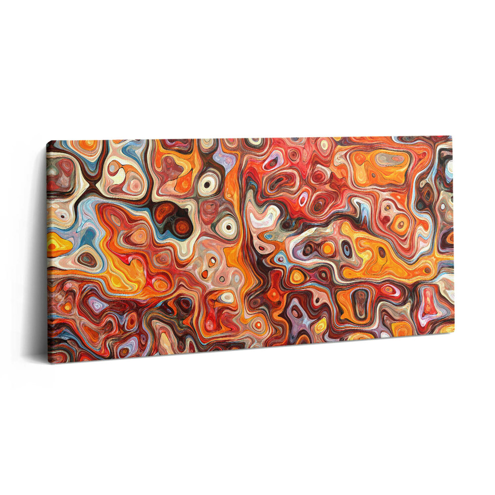 Obraz na plátne 100x50 Kaleidoskop ohnivých vĺn.