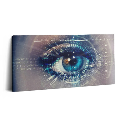 Fotoobraz na plátne 100x50 Digitálne oko budúcnosti