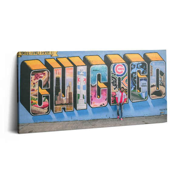 Obraz na plátne 100x50 Pozdrav z Chicaga