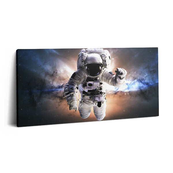 Obraz na plátne 120x60 Astronaut v hlbinách vesmíru