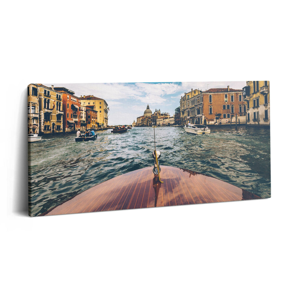 Obraz na plátne 120x60 Plavba po Benátskom kanáli