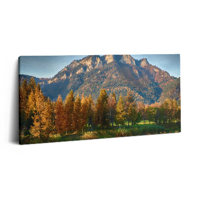 Fotoobraz na plátne 120x60 Jeseň v horách a lesoch