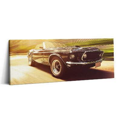 Fotoobraz na plátne 125x50 Klasické auto na slnečnej ceste
