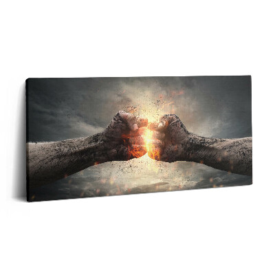 Obraz na plátne 140x70 Súboj svetla a tieňa