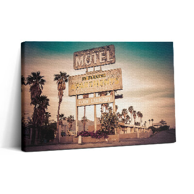 Obraz na plátne 30x20 Americký motel
