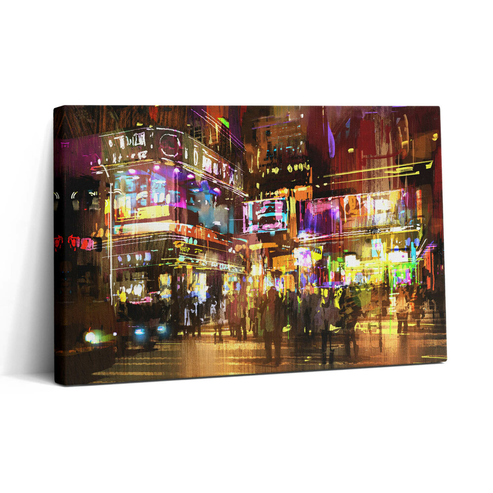 Fotoobraz na plátne 30x20 Mestské svetlá v noci