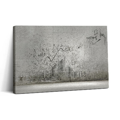 Obraz na plátne 30x20 Mestské sny a podnikateľské nápady