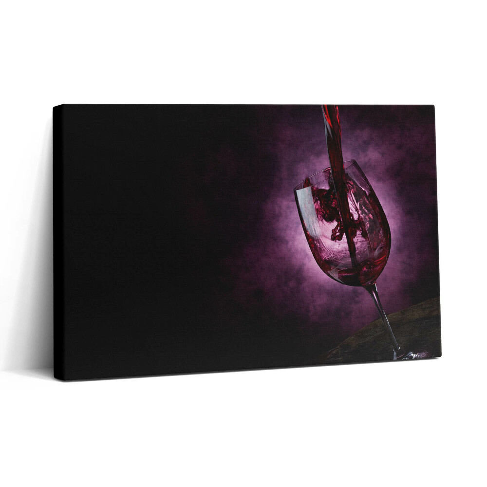 Obraz na plátne 30x20 Červené víno v pohári