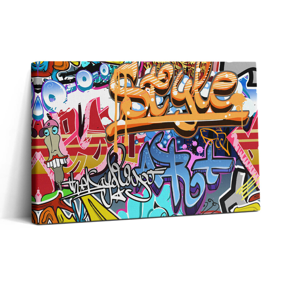 Obraz na plátne 30x20 Street Art Graffiti Explosion