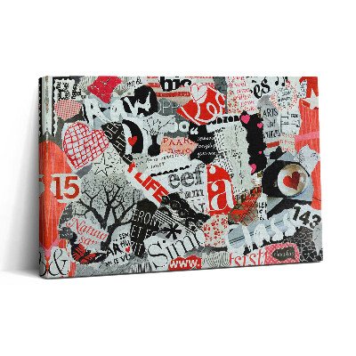 Fotoobraz na plátne 30x20 Koláž lásky a prírody