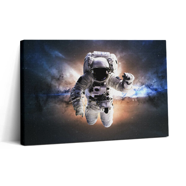 Obraz na plátne 30x20 Astronaut vo vesmíre medzi hviezdami
