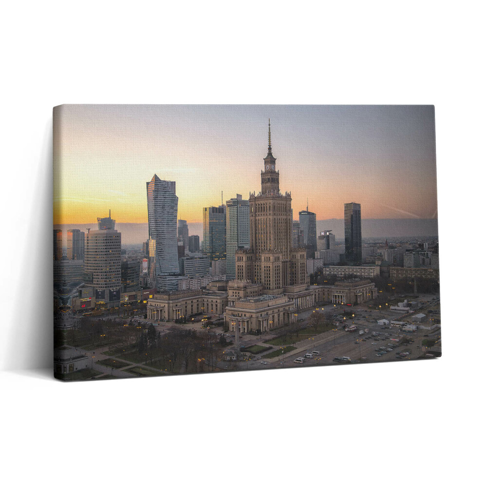 Fotoobraz na plátne 30x20 Večerná panoráma veľkomesta